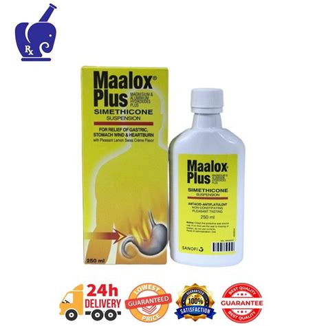 Maalox Plus Oral Suspension 250ml Gastric Relief Lazada