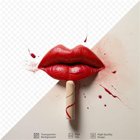 Besos De L Piz Labial Rojo Y Las Palabras Te Amo Sobre Un Fondo