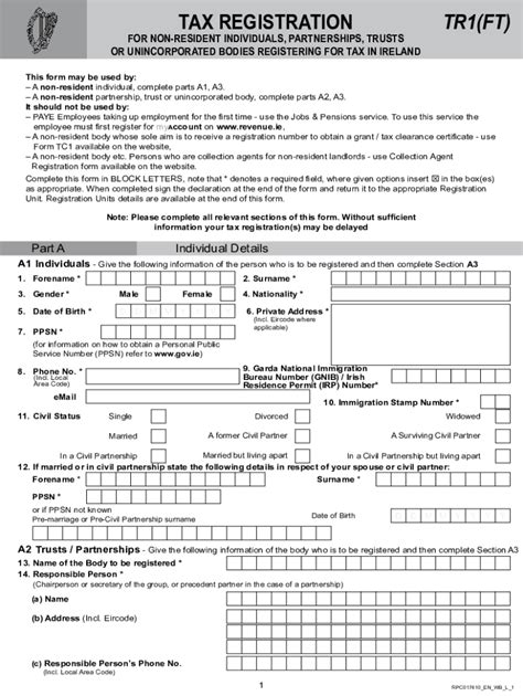 Tr1 Ft Form Fill Out And Sign Online Dochub