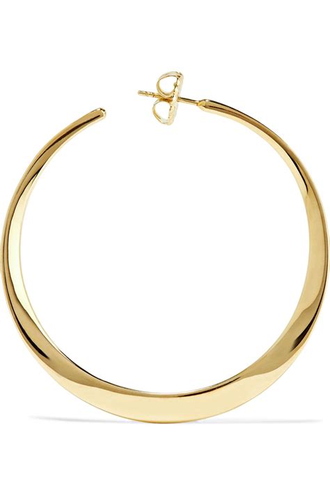 Ippolita Classico 18 Karat Gold Hoop Earrings In Metallic Lyst