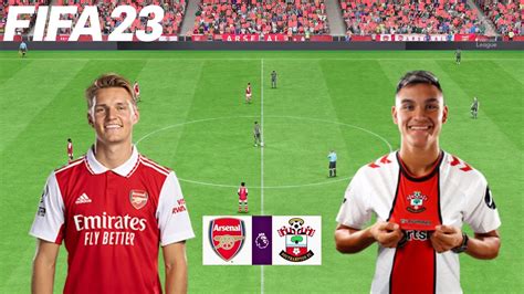 Fifa Arsenal Vs Southampton Premier League Season Gameplay