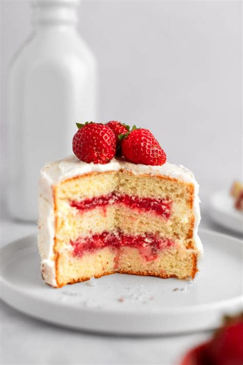 Strawberry Cake Filling The Littlest Crumb