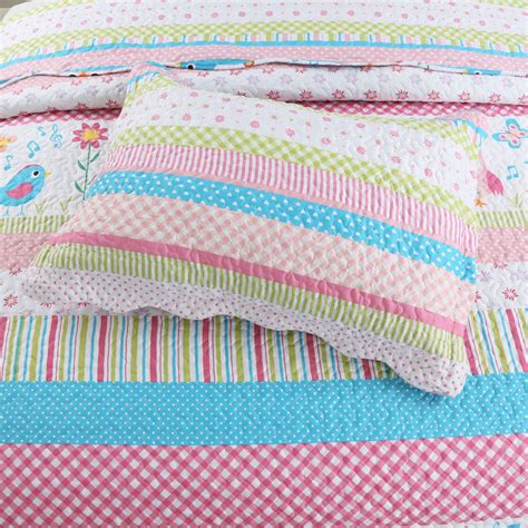 Marcielo Childrens 2 Piece Bedspread Quilts Set Twin Size Printed