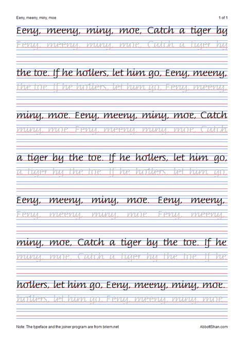 images  milkla krish  english handwriting worksheets ea