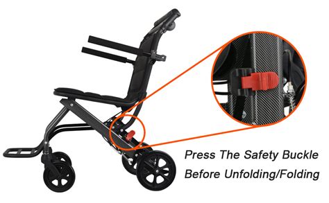 Tripaide Lightweight Folding Wheelchairs For Adults Weight Only 15lbs