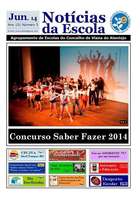 Noticias Da Escola Junho 2014 By Notícias Da Escola Issuu