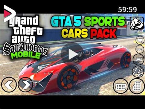 GTA 5 Sports Cars Pack for GTA SA in Android دیدئو dideo