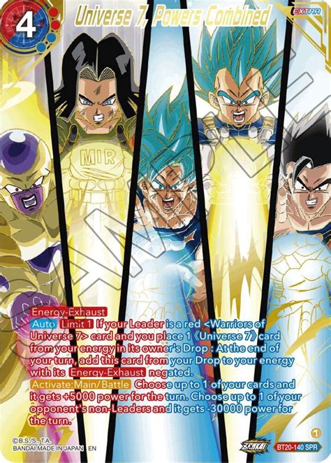 Universe Powers Combined Spr Power Absorbed Dragon Ball Super