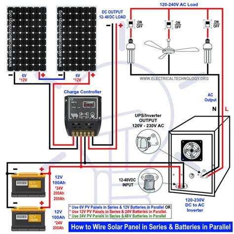 How To Wire Solar Panels In Series And Batteries In Parallel