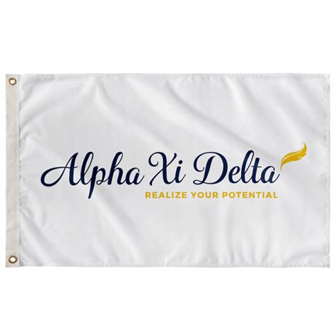 Alpha Xi Delta Sorority Flag Greek Ts Designergreek Designer Greek Apparel