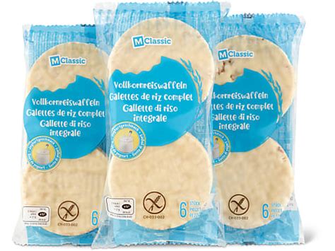 Achat M Classic Galettes De Riz Complet Avec Go T De Yogourt Migros