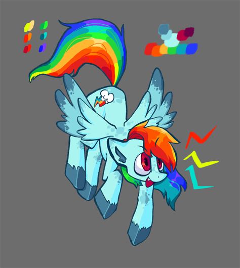 3388168 Safe Artist Myosotis Secunda Rainbow Dash Pegasus Pony