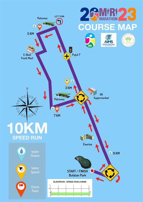 Miri Marathon 2023 ROUTE Map - Miri City Sharing