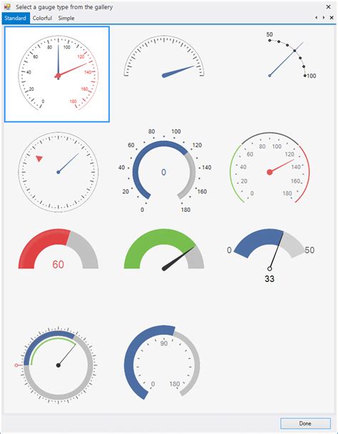 Design Time WinForms RadialGauge Control Telerik UI For WinForms