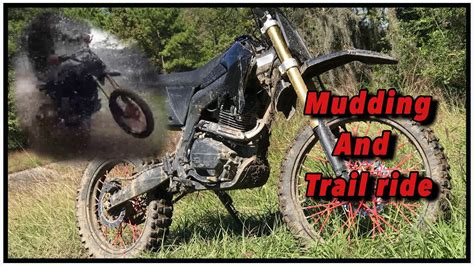 Taking My Dirtbike Mudding And Trail Riding Youtube