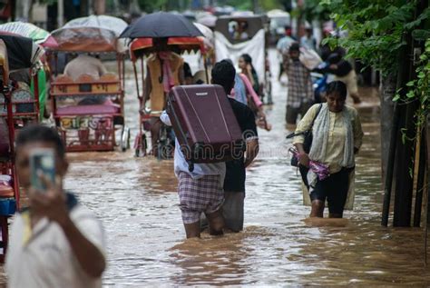 Guwahati Assam India Severe Water Logging After Heavy Rainfall