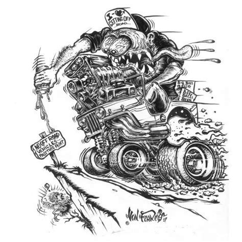 Pin By Chris Rhinehart On Clip Bits Cool Car Drawings Ed Roth Art Truck Art