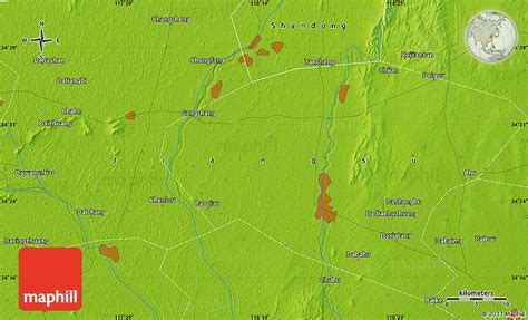 Physical Map of Changcheng