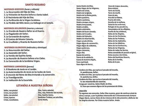 IMGIGI Letanías del Santo Rosario ESPIRITUALIDAD Y ORACIÓN