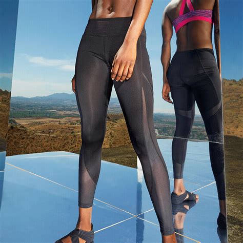 TriDri Women S Mesh Tech Panel Full Length Leggings TR034 Gym Yoga