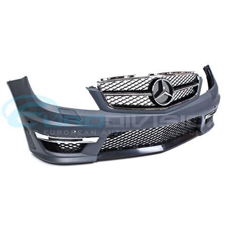 Mercedes C Amg Style Front Bumper W Grille C Class Facelift W