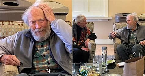 Clint Eastwood 93 Makes Rare Public Appearance With Jane Goodall 90