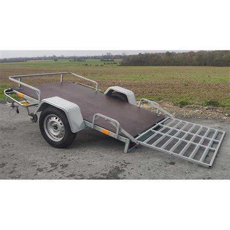 Remorque Porte Quad SSV Tracteur Tondeuse Dimensions 205 X 125 Cm