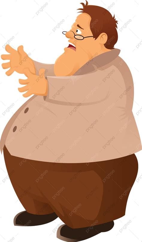 Big Man Vector Design Images Vector Image Of The Cartoon Big Man