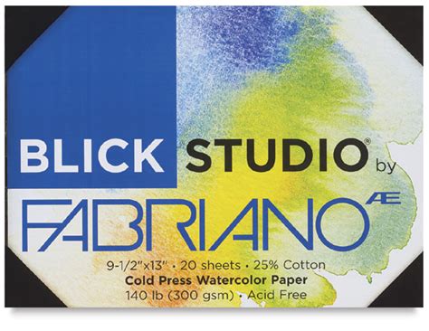 Blick Studio Watercolor Paper By Fabriano Blick Art Materials