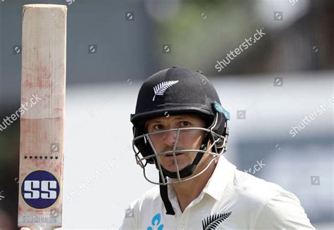 New Zealands Bj Watling Waves His Editorial Stock Photo Stock Image