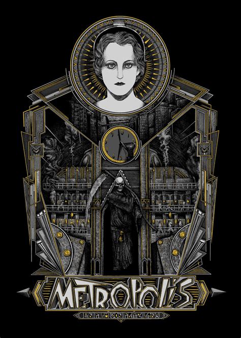 Fan Art Metropolis 1927 Fritz Lang Poster Done By Me Rmovies