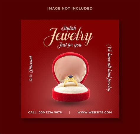 Premium Psd Jewelry Sale Social Media Banner Template