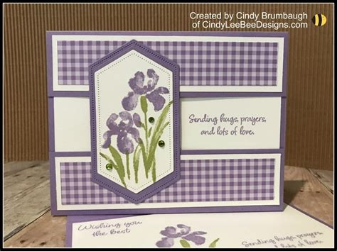 Stampin Up Inspiring Iris Peek Through The Middle Video Tutorial In