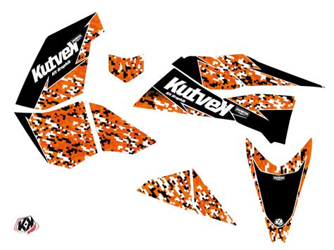 Ktm Atv Predator Graphic Kit Orange Kutvek