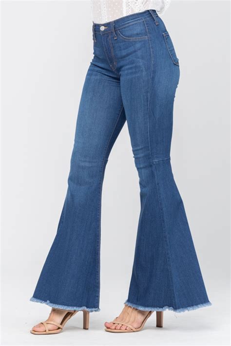 Judy Blue High Waist Super Flare In 2022 Super Flare Jeans Flare