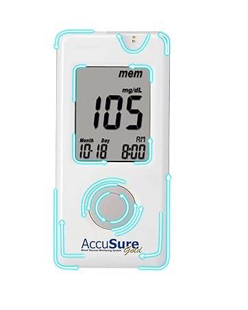 AccuSure Instant Digital Simple Glucometer Kit With 25 Strips 10