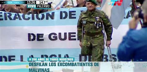 Bicentenario Otra Vez Los Ex Combatientes De Malvinas Fueron Los Más