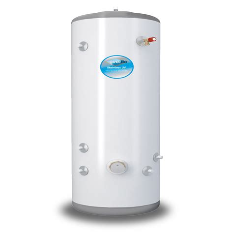 Everflo Stainless 500 L Indirect Unvented Hot Water Storage Cylinder Kit Boiler Merchants