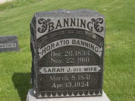 Horatio Banning Find A Grave Memorial