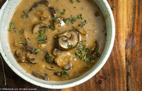 Vegan Cream Of Mushroom Soup Fit Men Cook