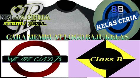 Cara Membuat Logo Kelas 8b Pixellab Youtube