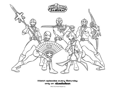 Coloriage Power Rangers 50040 Super héros Dessin à colorier