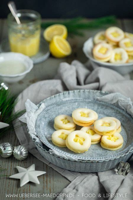 Zitronenplätzchen mit Lemon Curd unwiderstehlich erfrischend