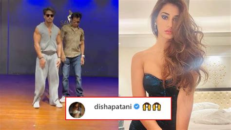 Tiger Shroff Shares A Hot Dance Video Disha Patani Cant Stop Admiring
