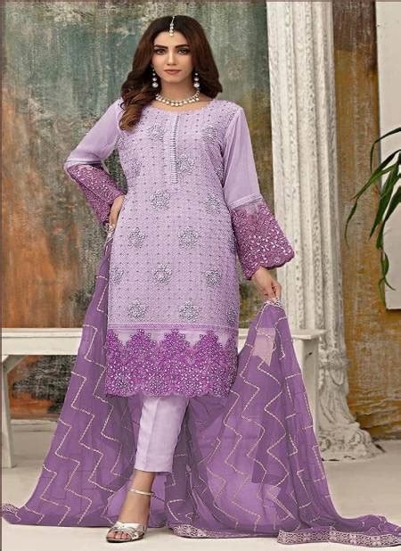 Zarqash Z A To D Designer Organza Pakistani Suits Catalog The