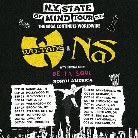 De La Soul Opening Nas Wu Tang Clan S North American Tour