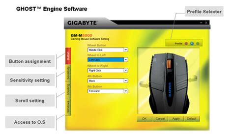 M8000 Overview Mouse GIGABYTE Global