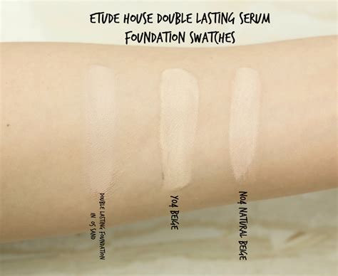 Etude House Double Lasting Serum Foundation Review And Demo