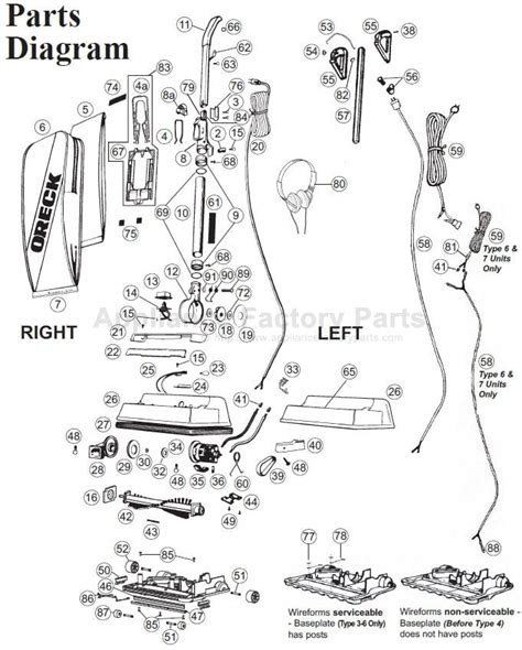 Oreck Cordless Iron Replacement Parts