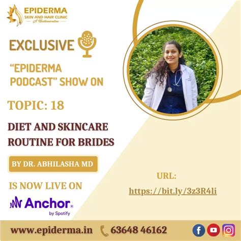 Ppt Podcast On Perfect Diet And Skincare Routine For Brides Best Dermatologist In Jayanagar